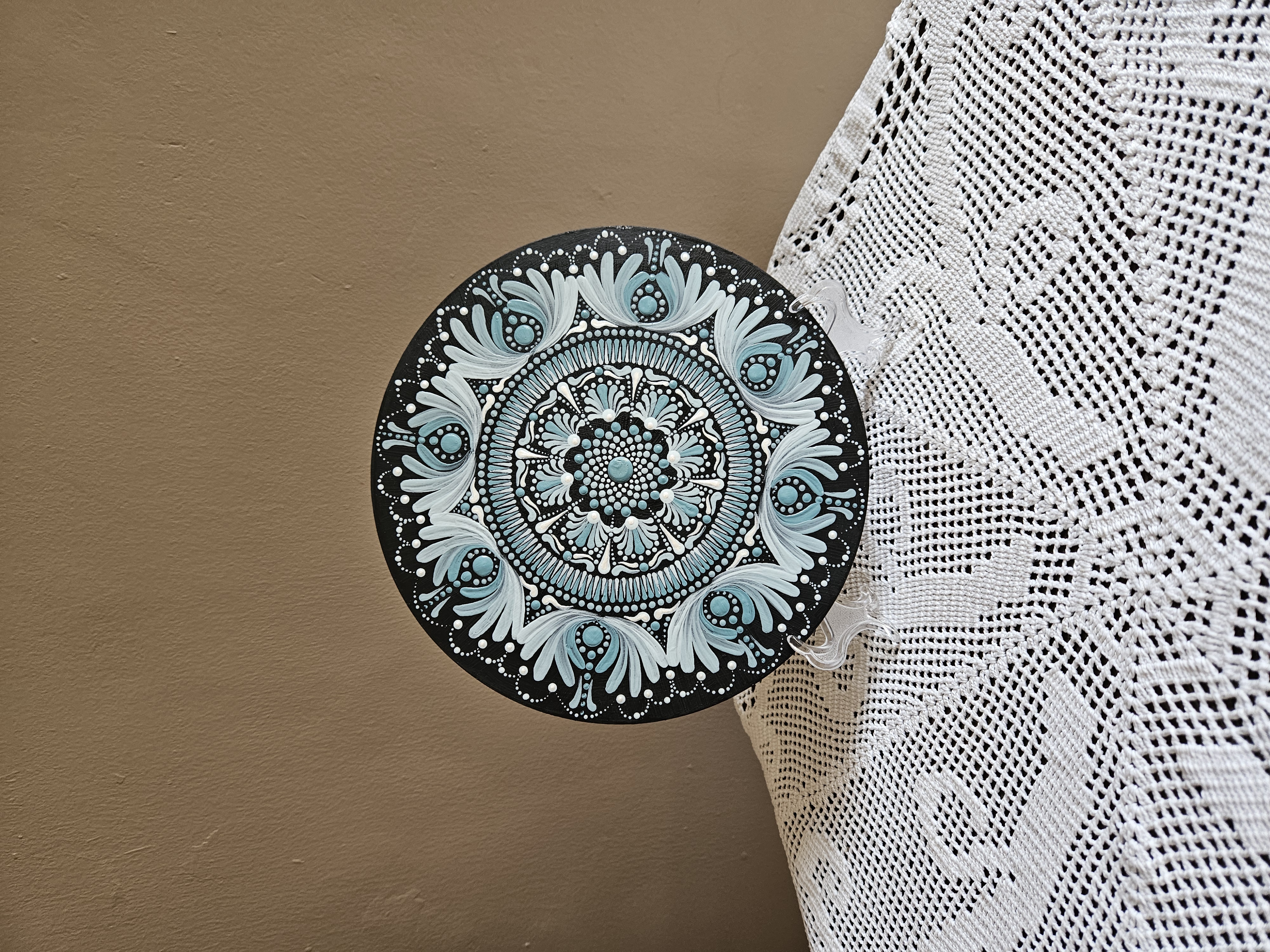 Round jade starry mandala